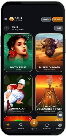 Spinsahara Casino site